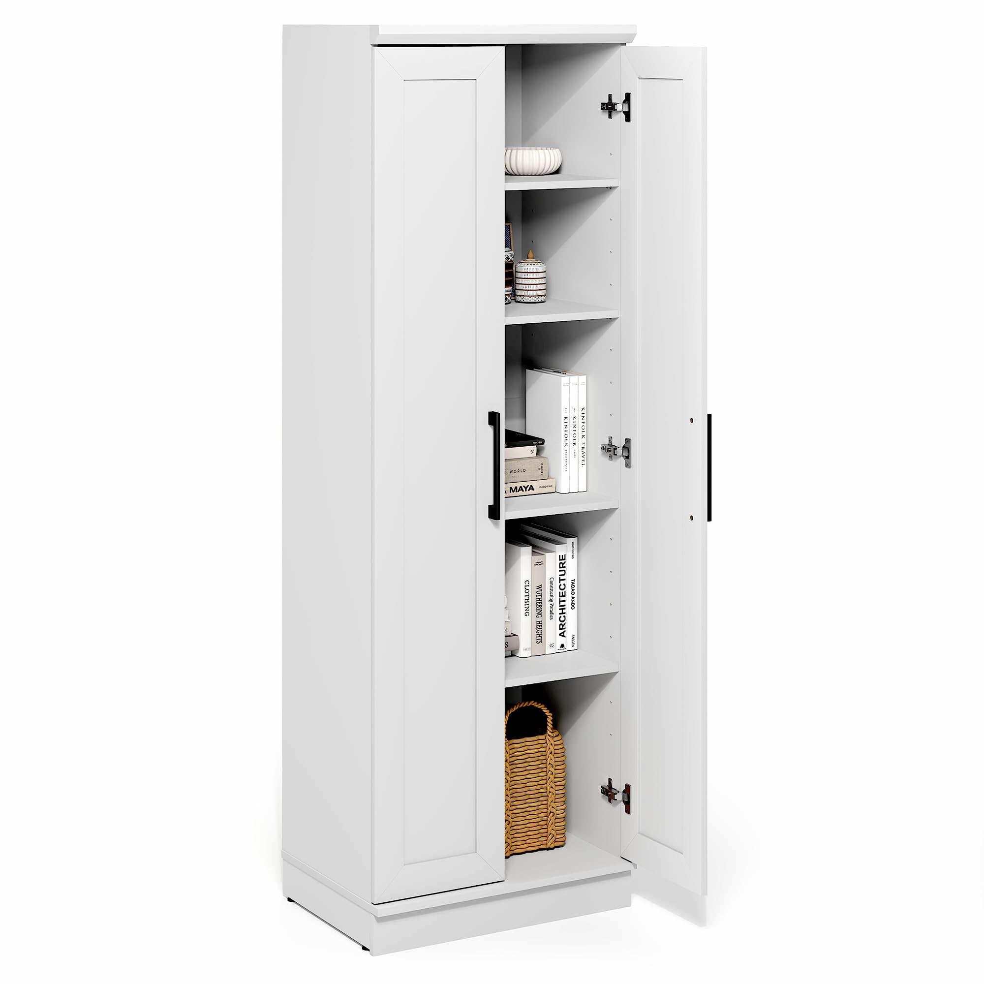 Furinno PASIR Book Shelf, 3-Tier Bookshelf, Storage Shelves Bookcase, 9.7 x 23.7 x 31.5, for Living Room, Bedroom, Home Office, Amber Pine