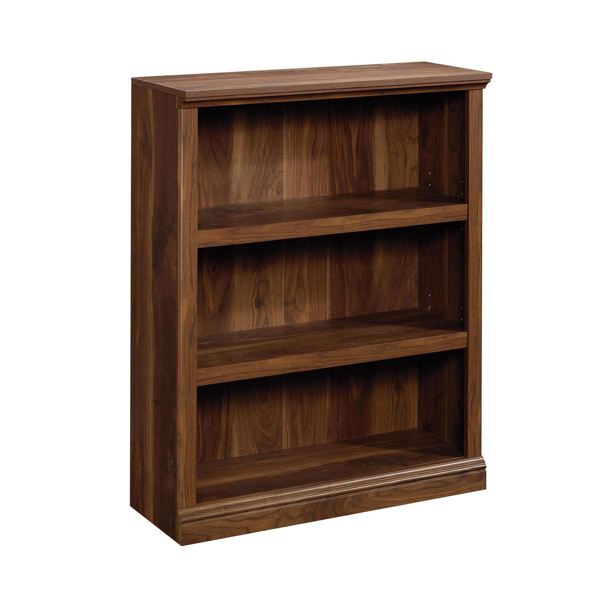 Sauder 3 Tier Book Shelf Wooden Bookcase Multipurpose Bookshelf for Home Office, Living Room, in Vintage Oak