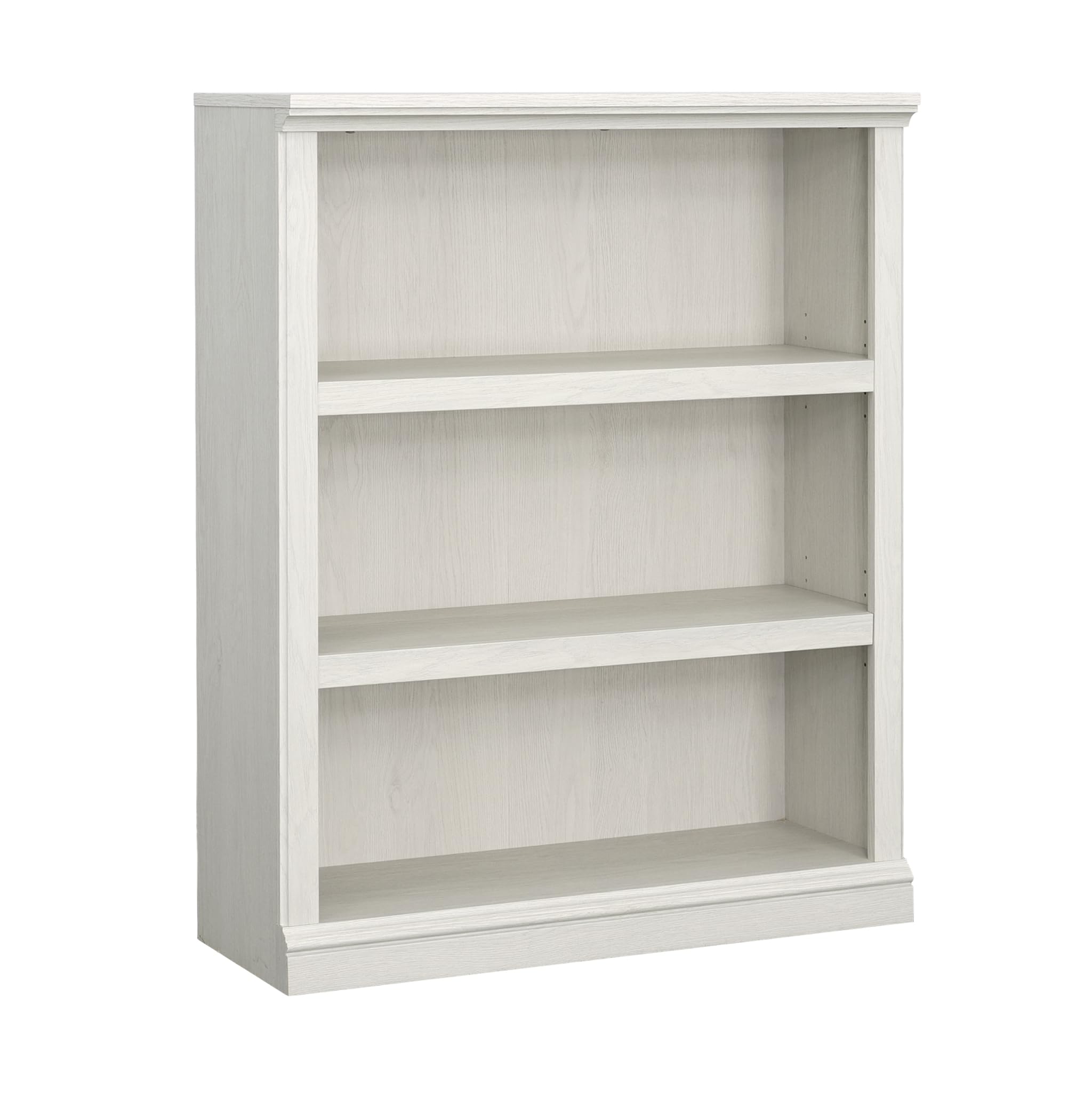 Sauder 3 Tier Book Shelf Wooden Bookcase Multipurpose Bookshelf for Home Office, Living Room, in Vintage Oak
