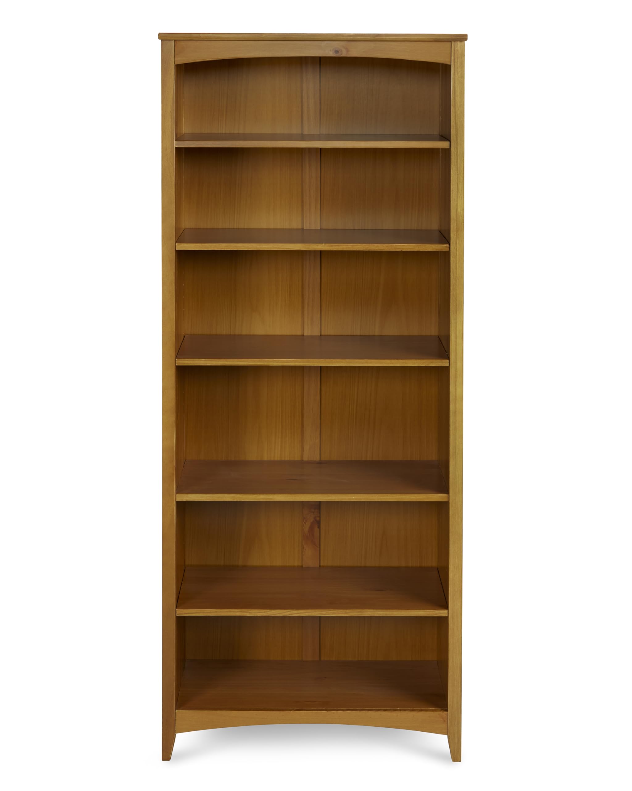 Camaflexi Shaker Style 3 Shelf Bookcase/Solid Wood / 36" High/Adjustable Shelving/Closed Back/Display Bookshelf for Living Room, Bedroom, Home and Office, Light Oak