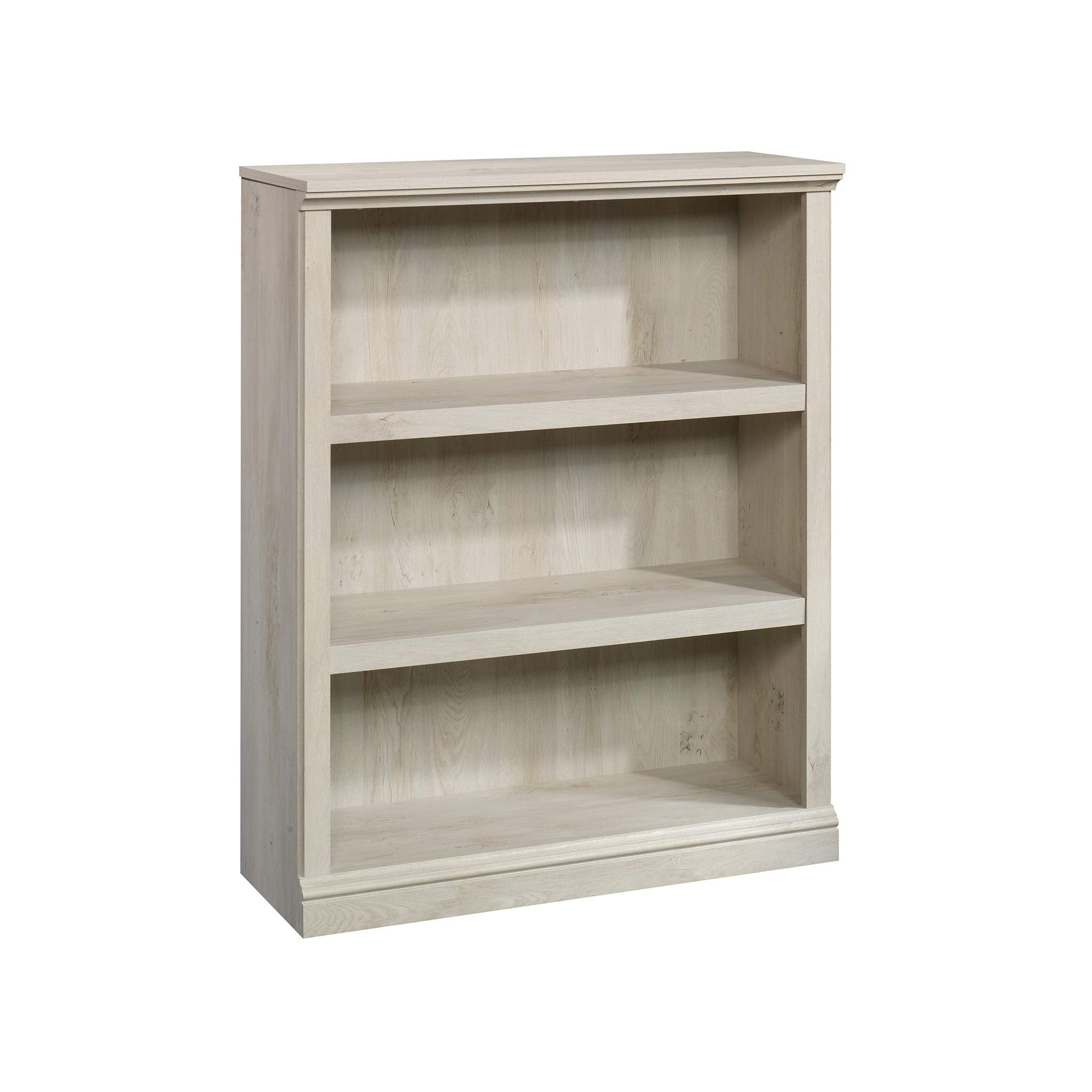 Sauder 3 Tier Book Shelf Wooden Bookcase Multipurpose Bookshelf for Home Office, Living Room, in Vintage Oak