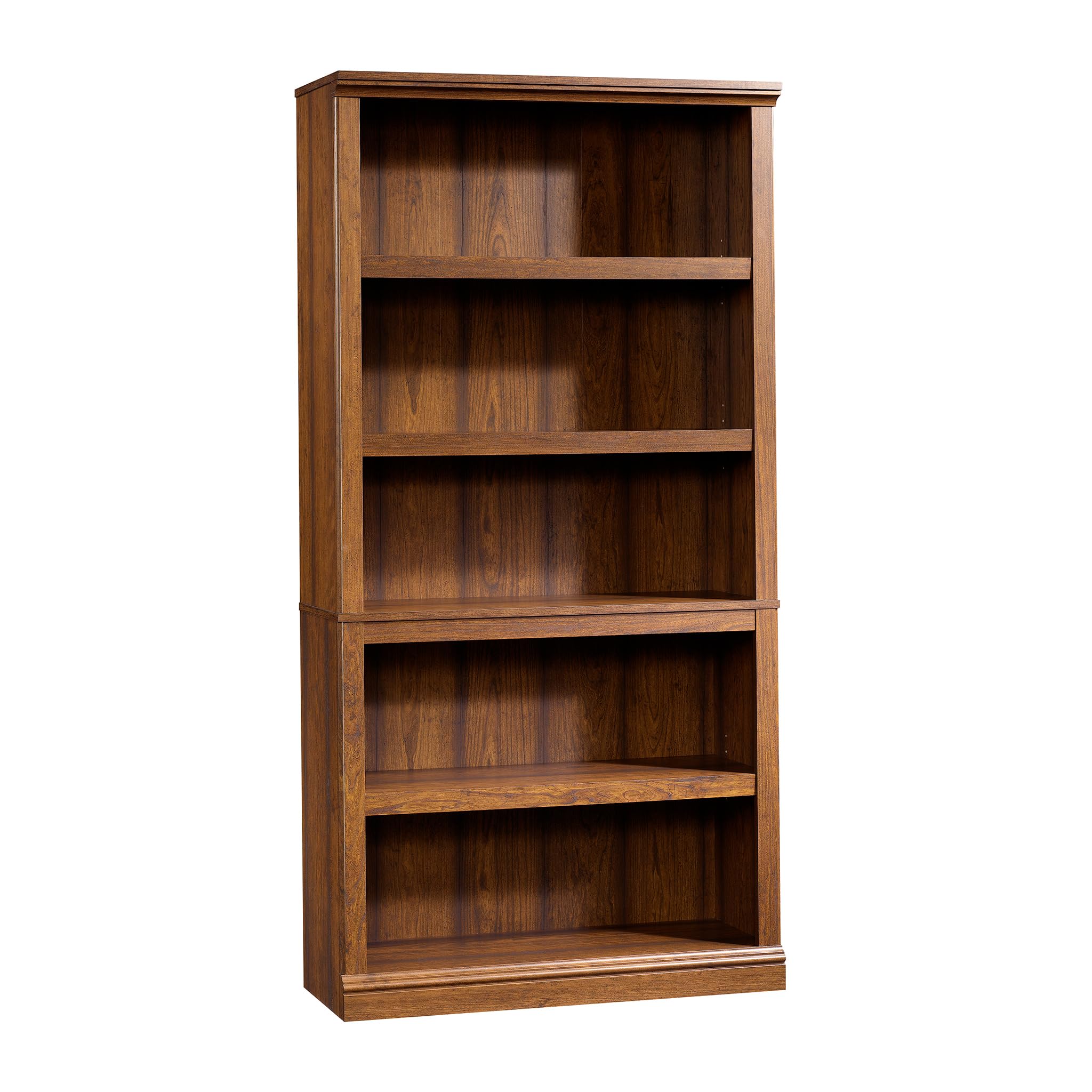 Sauder Miscellaneous Storage 5-Shelf Bookcase/ Book shelf, Select Cherry finish