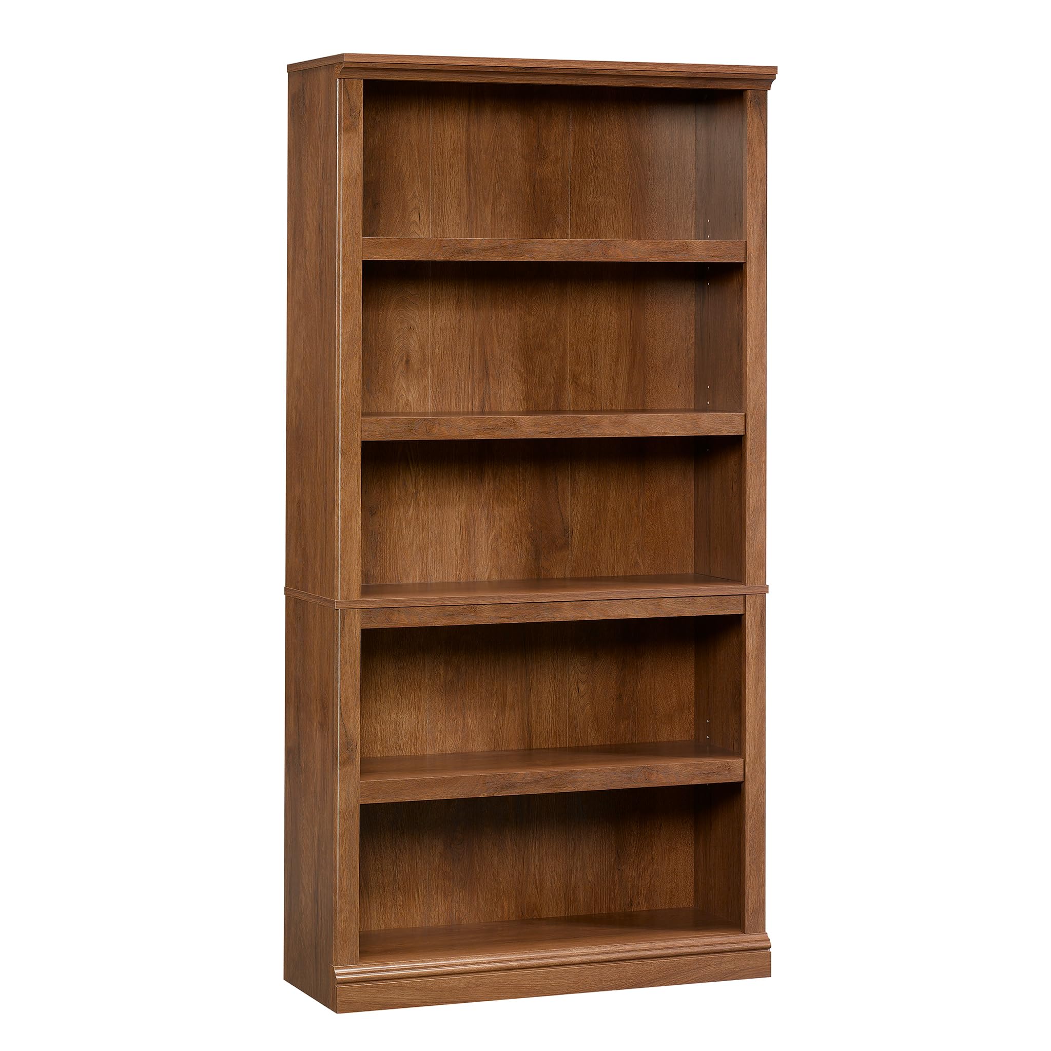 Sauder Miscellaneous Storage 5-Shelf Bookcase/ Book shelf, Select Cherry finish