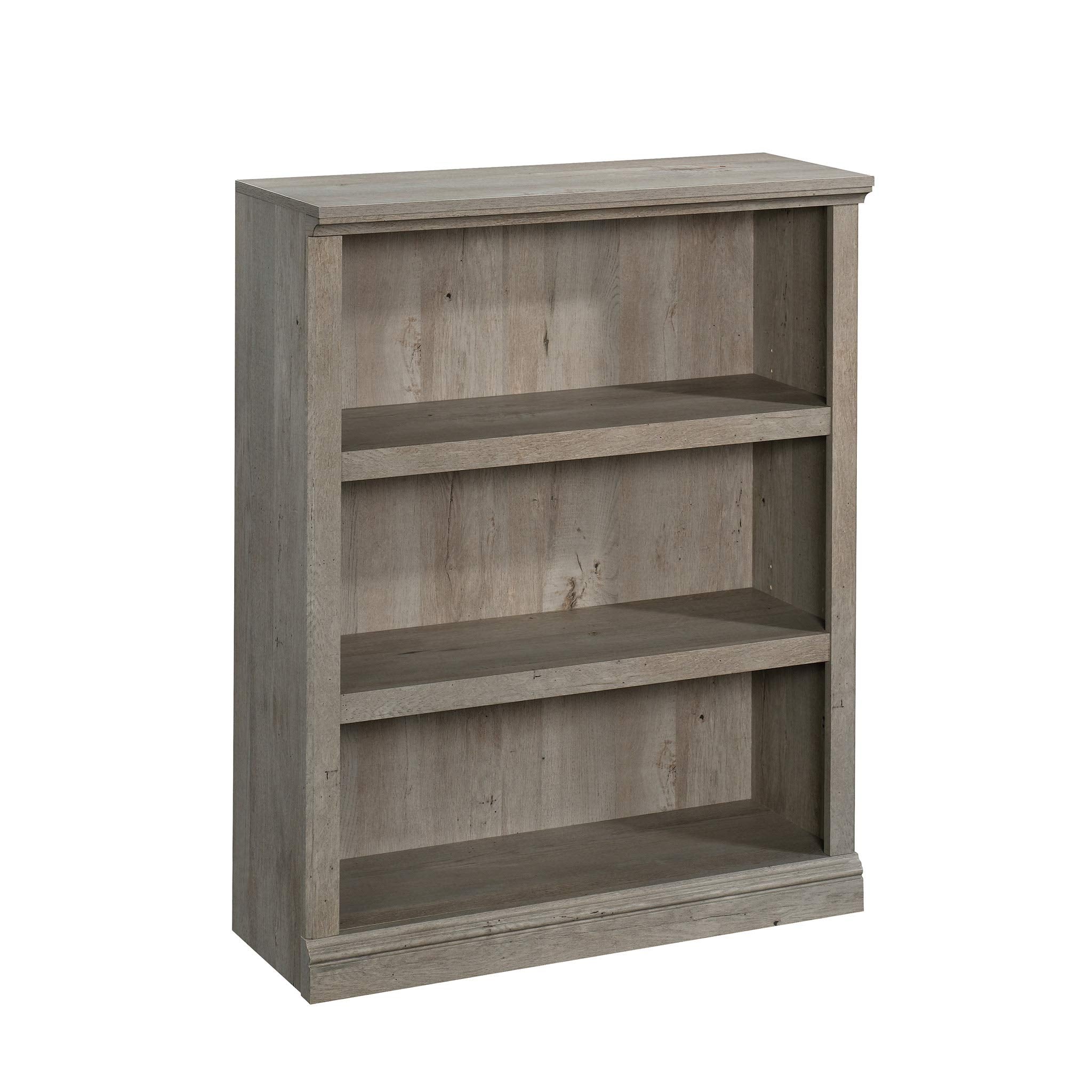 Sauder 3 Tier Book Shelf Wooden Bookcase Multipurpose Bookshelf for Home Office, Living Room, in Vintage Oak