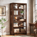 Tribesigns 71" Tall Bookshelf, 6-Tier Large Mid-Century Bookcase, Freestanding Library Open Bookshelves with 5 Storage Shelves, Wooden Display Shelving Unit for Living Room, Home Office(1PC)